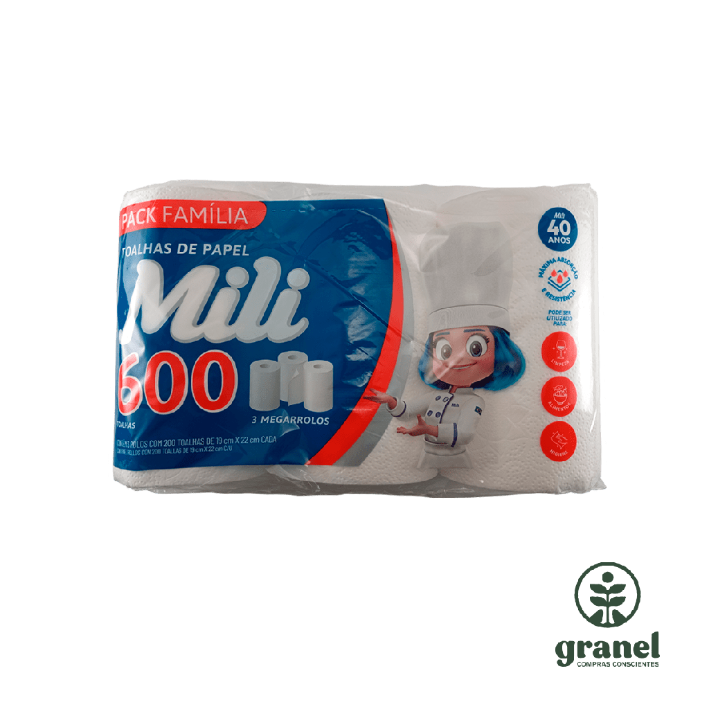 [10331] Papel toalla cocina premium Mili X3 200 Hoja