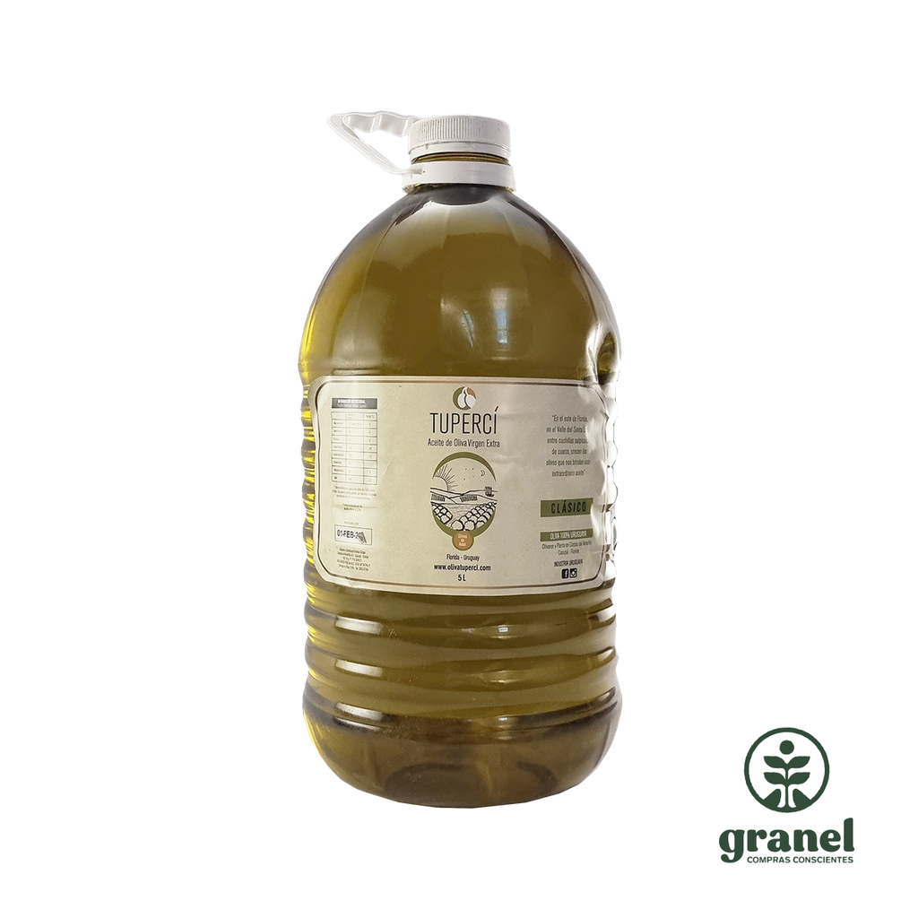 Aceite de oliva extra virgen clásico Tupercí bidón 5L
